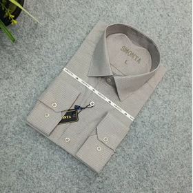 پیراهن راه راه استین بلند مردانه _ قواره کلاسیک _استایل رسمی