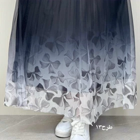 دامن دورو طرح دار (طرح۱۳)