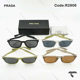 عینک دودی پرادا R2806 زنانه پلاریزه Prada-9837-U