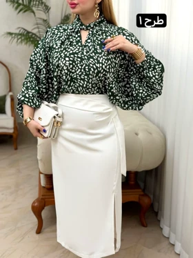 شومیز الیزه نبات 3748