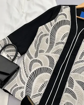 کت ژاکارد مروارید دوزی(89)کد 3615