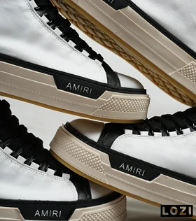 کفش اسنیکرزساق‌دار سفید Amiri Simple