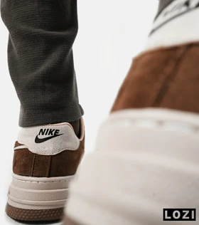 کفش کتانی مردانه و زنانه قهوه ای NIKE AIR FORCE