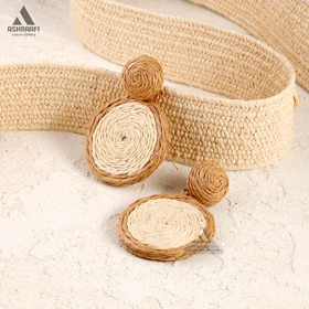 گوشواره کنفی Hemp Earrings C2