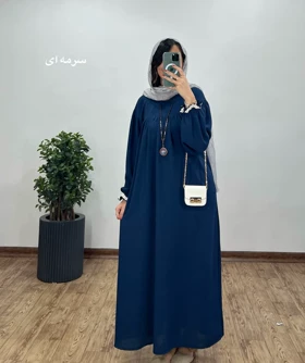 مانتو عبایی بلند رایلی 9 با کد 3681