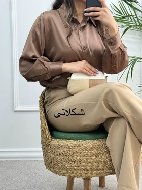 شومیز ساتن پنبه