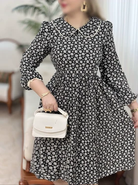 پیراهن گل‌دار یاس 2846