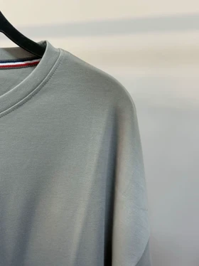 تیشرت بیسیک پنبه دورو اسپرت (زنانه مردانه) (طوسی)