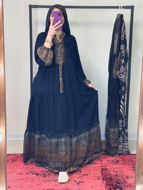 پیراهن بلند نخی