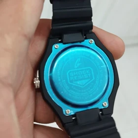 ساعت مچی مردانه کاسیو بند رابر مدل کاپیتان صفحه طلایی