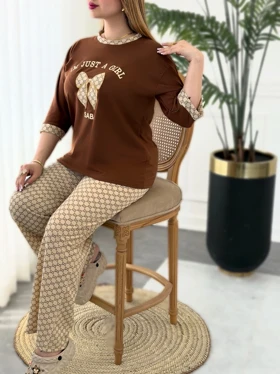 ست خانگی یگانه 0310 (قهوه ای)