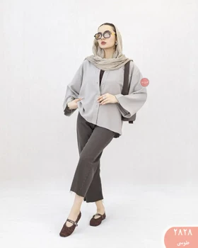 شومیز سیلک تک جیب 2828