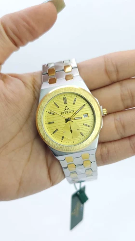 ساعت مچی مردانه فیترون Fitron 6040M با موتور کوارتز ژاپن و تاریخ دار