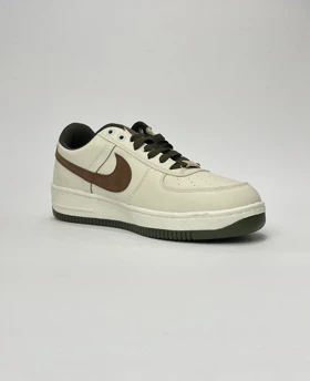 کفش روزمره نایک ایر فورس کرم سبز قهوه ای Air Force