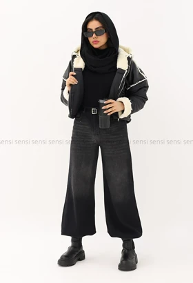 کاپشن بوفالو تدی تیکه دوزی کد1005193