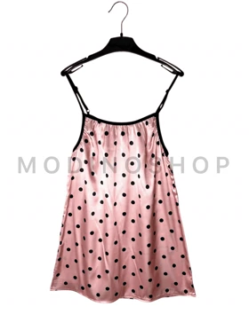 پیراهن ساتن طرح خالدار 250