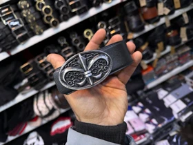 کمربند پلاکی سیلور طرح خفن 2026 * مناسب برای استایل های بگ و مام فیت