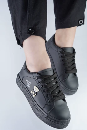 کفش اسپرت دخترانه مدل sneaker - 0023_White
