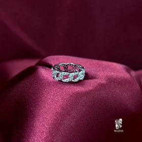 حلقه نقره کارتیه زنانه کدanz1150