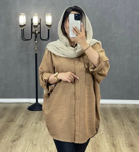 مانتو پانچ شانتون کد 2089