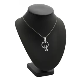 آویز اسم مامان و زنجیر نقره روز مادر نقره 925