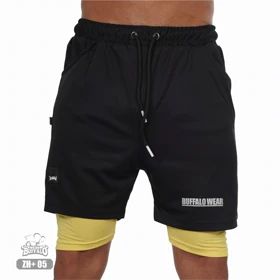 شلوارک کشاله دار بوفالو بدنسازی رنگ بندی