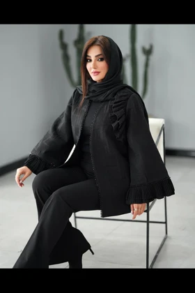 کت لاکرا پلیسه نوار کریستال