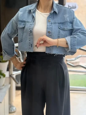 کت کراپ جین