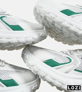 کفش کتانی مردانه و زنانه سفید سبز NEW BALANCE 530 V02