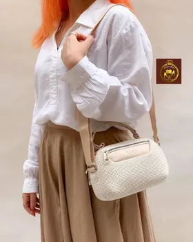 کیف دستی و دوشی زنانه زارا ترکیبی کنفی کد:1830