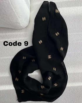 مینی اسکارف مشکی طلاکوب 4331