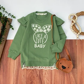 بلوز دورس دخترانه لب تور