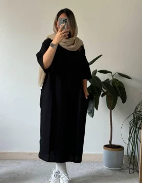 مانتو کفتان لینن مهتاب