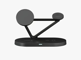شارژر وایرلس مگنتی مولتی شارژ لوللو Levelo Premio 5 In 1 Wireless Charging Pad LVL51WCPBK