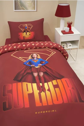 سرویس روتختی یک نفره Özdilek مدل Supergirl رانفورس - زرشکی