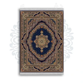 فرشینه از جنس پارچه هازان مخمل ترک طرح سنتی و مدرن برند دفه کد DAMG116