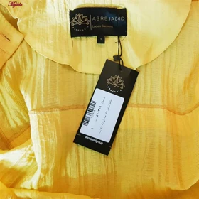 مانتو زنانه رنگ زرد عصر جدید مدل 5402-5083-1