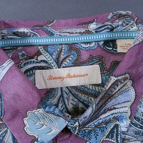 پیراهن وینتیج هاوایی ابریشمی اورجینال برند TOMMY BAHAMA امریکا
