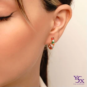 گوشواره مینا ظریف YSX (5 رنگ)