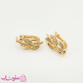 گوشواره زنانه ژوپینگ طرح برگ درخت