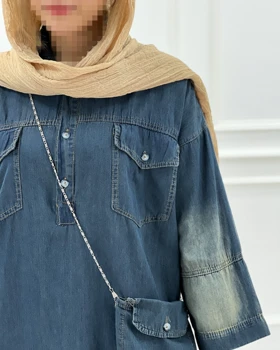 پیراهن جین کاغذی