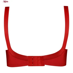 سوتین زنانه مدل مادامی باریک قرمز کد 5038