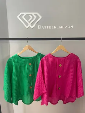 شومیز کراپ پلیسه(ZARA)