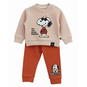 ست بلوز و شلوار نوزادی پنبه اسنوپی