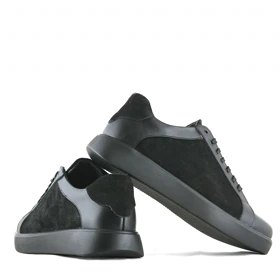 کفش روزمره مردانه چرم مدل آرسن کد 555-ESH