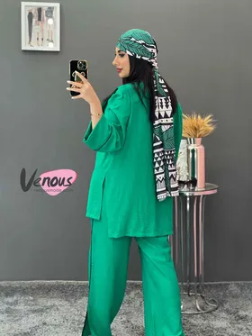 ست مانتو و شلوار کرسپو مدل سیلوانا