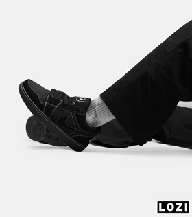 کفش کتانی مردانه مشکی نایک NIKE Jordan 1 Sketch