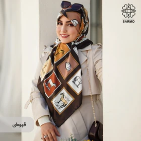 روسری ابریشم توییل هورس