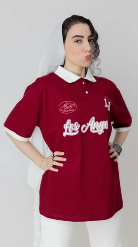 تیشرت باکسی LA