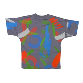 ست تیشرت آستین کوتاه و شلوارک پسرانه مدل PJ1057 رنگطوسی